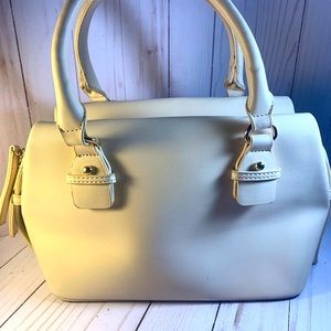 Nude/Off White handbag